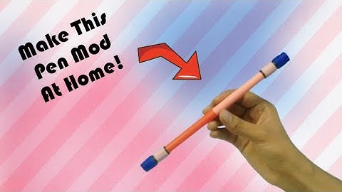 How To Make A Pen Mod/Spinning Pen For Pen Spinning At Home || Kush Inv Dc Pen Mod ||@KushJainPS