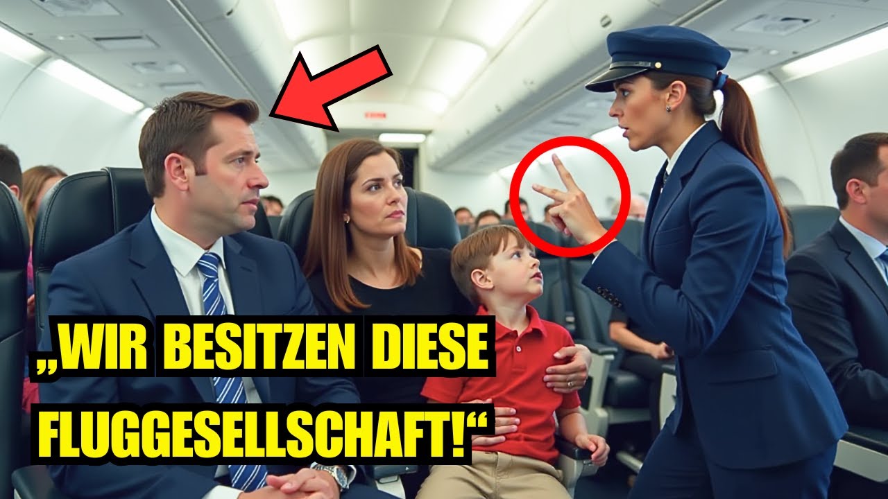Flugbegleiterin stellt CEO-Familie bloß… dann kommt die Durchsage aus dem Cockpit #stilleGröße