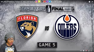 CutOffNate Reacts To NHL Game 5 Highlights | Panthers vs. Oilers - June 14, 2025