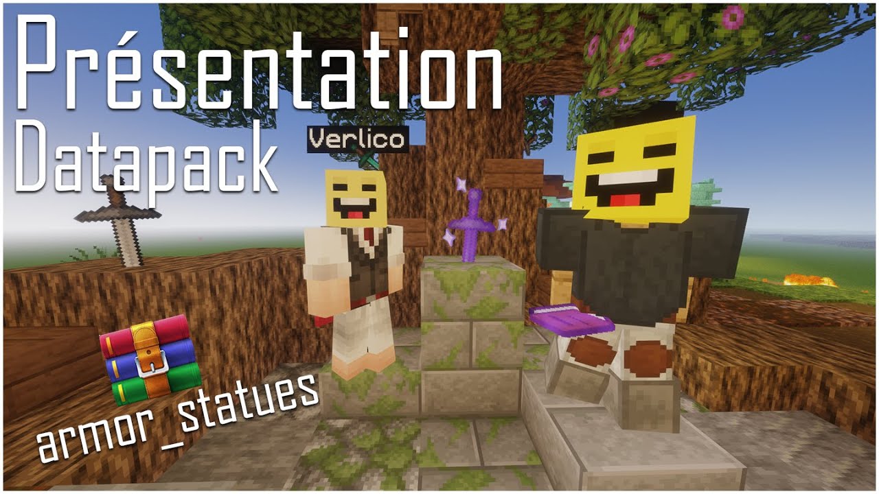 Présentation du Datapack "Armor Statues" YouTube