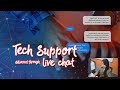 Sample Conversation - Live Chat Tech Support