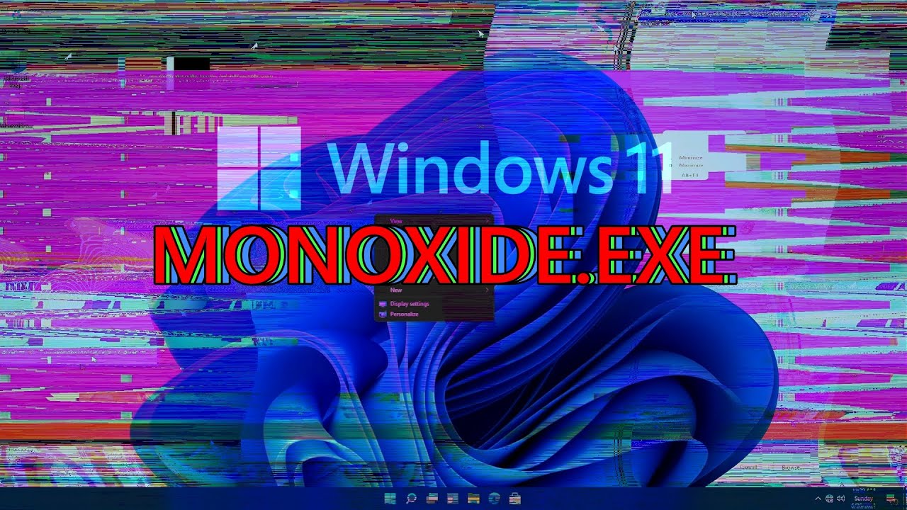 New Monoxide.exe malware on Windows 11
