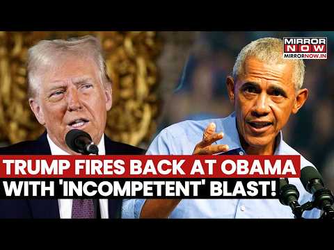 TRUMP VS OBAMA: Trump Fires Back With 'Grossly Incompetent President' Jibe After Corruption Attack