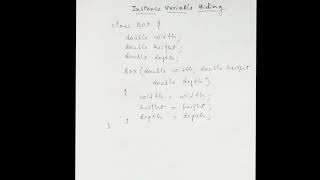 Object Oriented Concepts: this keyword (Module 3)