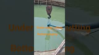 under water cutting during bridge &amp; bottom plugging #rever #infrastructure #infra #roadreconstructi