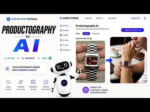 AI Watch Mockup Tutorial | From Product to Model ⌚