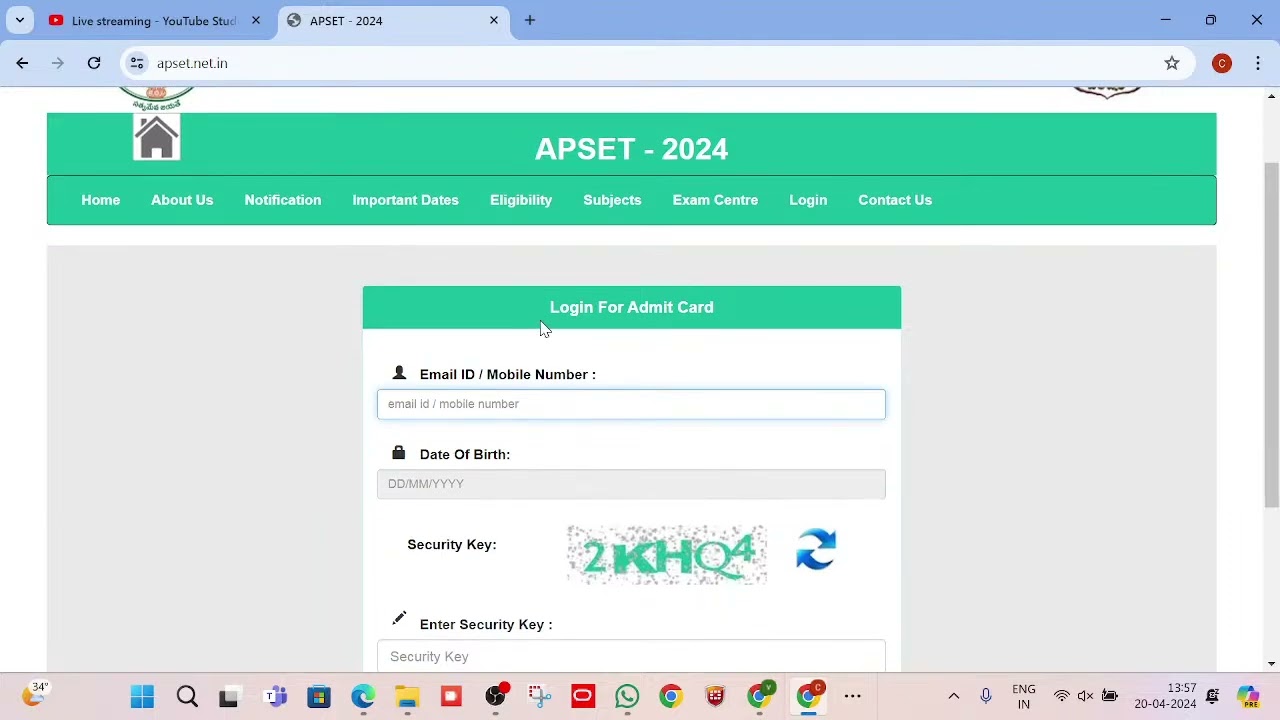 AP SET Admit Card 2024 – Hall Ticket Download?????
