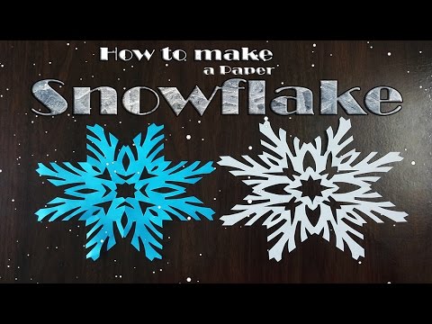 How To Make Paper Snowflakes Very Simple (Christmas Decorations)  DIY Paper Crafts