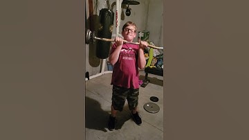 pr cheat curl triple!!! 50lbs at 11 years old