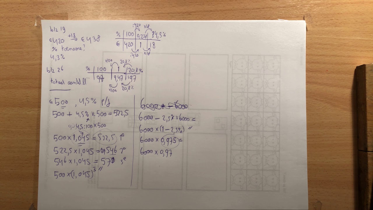 wiskunde Vmbo gt3 getal en ruimte deel 1 en 2 samenvatting h8 video 2