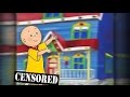 Things were getting a little wild at Caillou's house