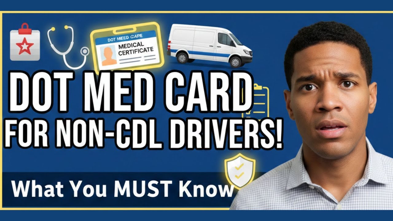 Do NonCDL Drivers Need a DOT Medical Card? Here’s What You MUST Know