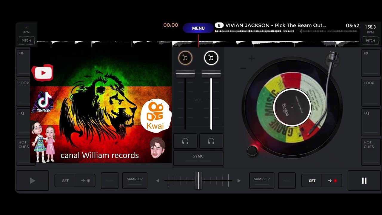 Reggae Roots 90 | Sequência William Records - Vivian Jackson – Pick The Beam Out Of My Eyes (Dub)