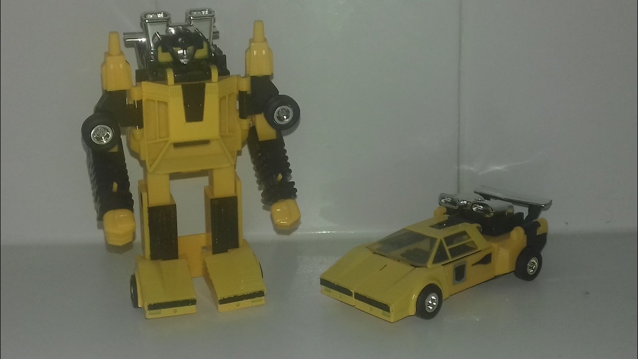 昭和レトロ　ダイアクロン　カーロボット　カウンタック LP500S パトカー ダイアクロン カーロボット No 1 カウンタック LP500S スーパー