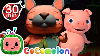 This Little Piggy Wears a Wolf Costume! | CoComelon Halloween Animal Time | Animal Songs for Kids