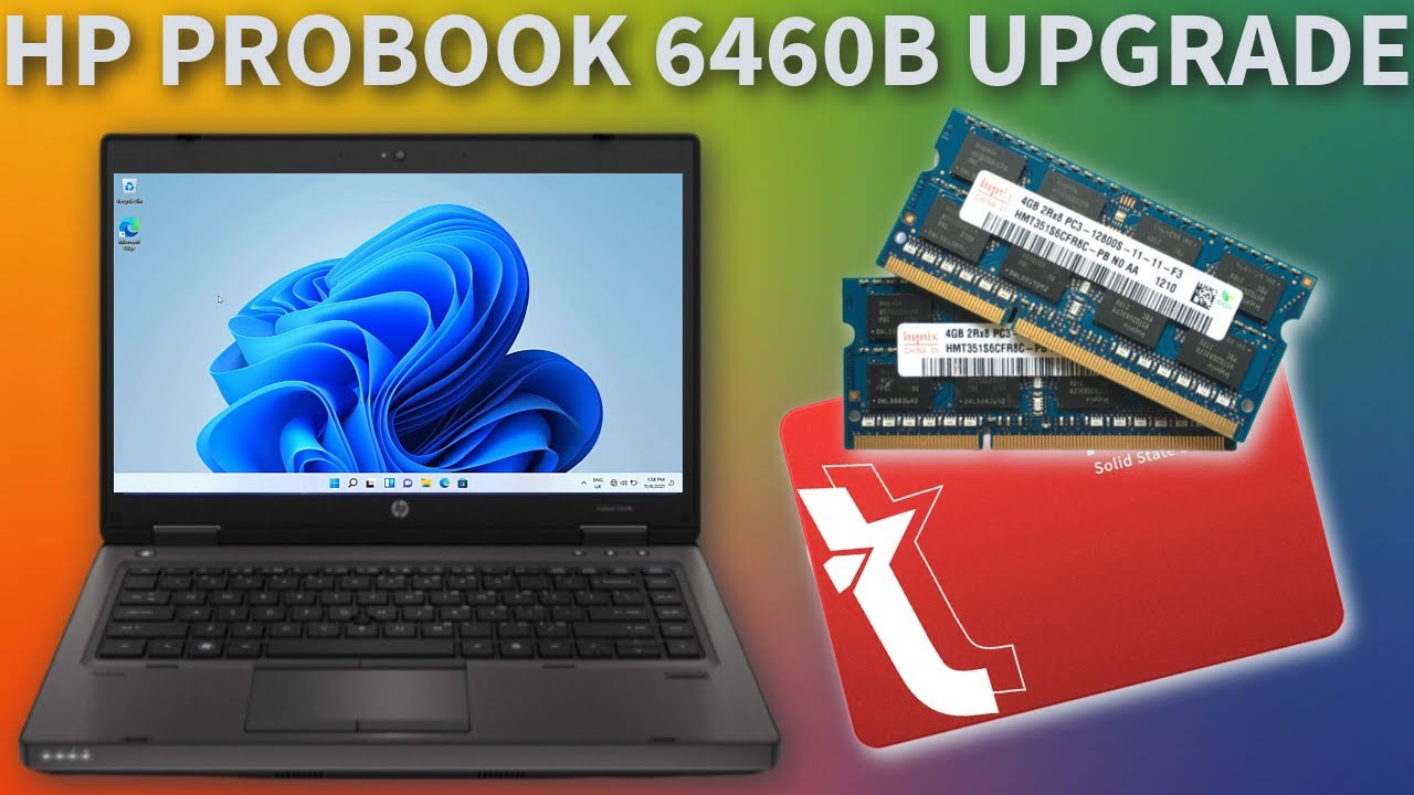 ProBook 6460b Ram and SSD Upgrade and Windows Pro Installation 2022 YouTube