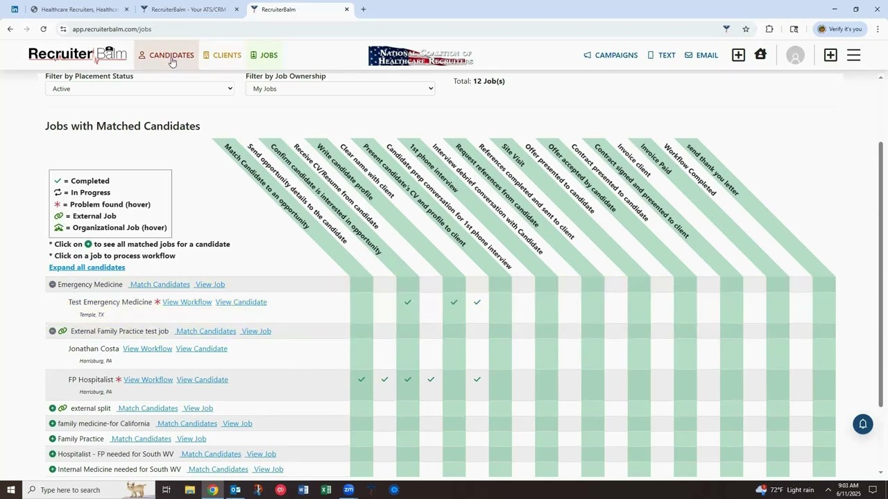 Recruiter Balm: The First CRM/ATS Built for Healthcare Recruiters | NCHCR Official Demo