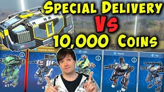 War Robots Unboxing 10,000 Special Delivery Coins Ragnarok Loot Boxes WR