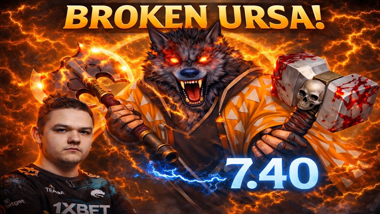 Yatoro DESTROYS on URSA in Patch 7.40