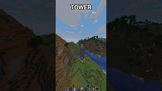 TOWER IN MINECRAFT😋 #рекомендации #minecraft #потрендам #майнкрафт #gaming #memes #промайнкрафт