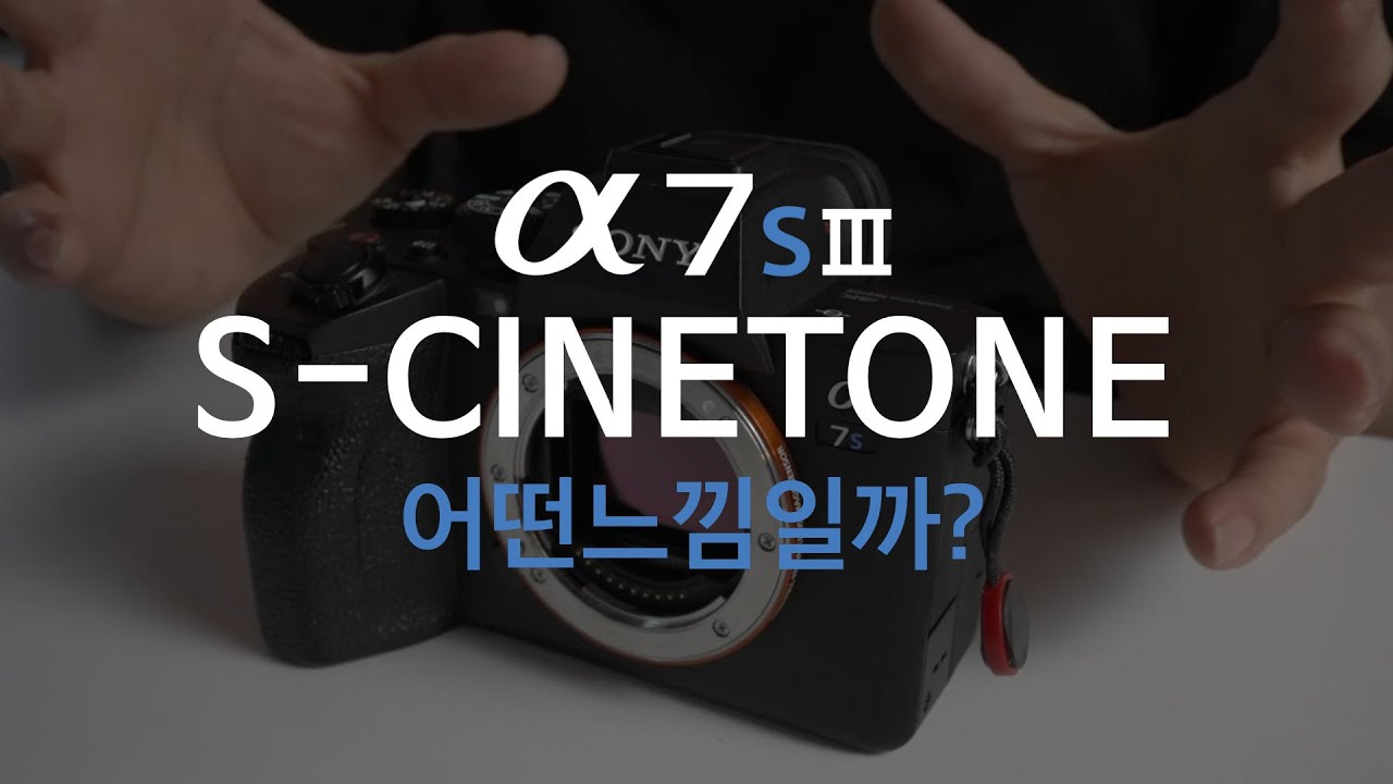 Sony a7sIII, S-Cinetone 펌웨어 업데이트 , 어떤 느낌일까?