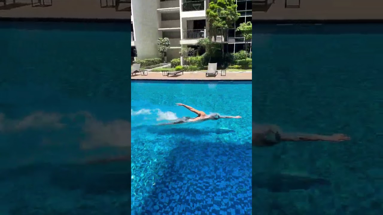 “The art of effortless strokes 🎨🏊‍♂️ 