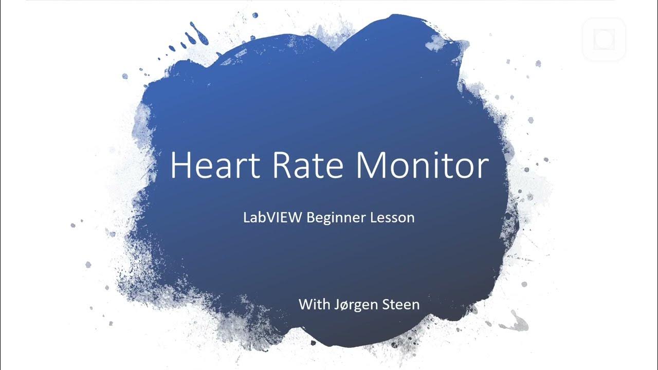 LabVIEW course Heart rate monitor 1.1 Getting a Reading with the MyDAQ YouTube