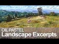 Oil Pastel Landscape Demonstration