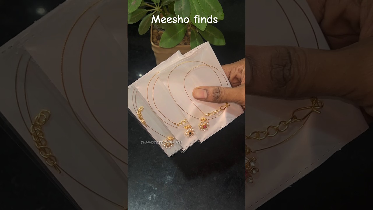 meesho finds simple thread chain for Pongal festival 👆🥰♥️ 
