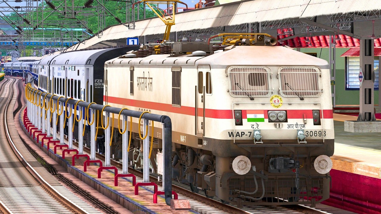 12075 Thiruvananthapuram Jan Shatabdi EXP | RAILWORK | TRAIN SIMULATOR ...