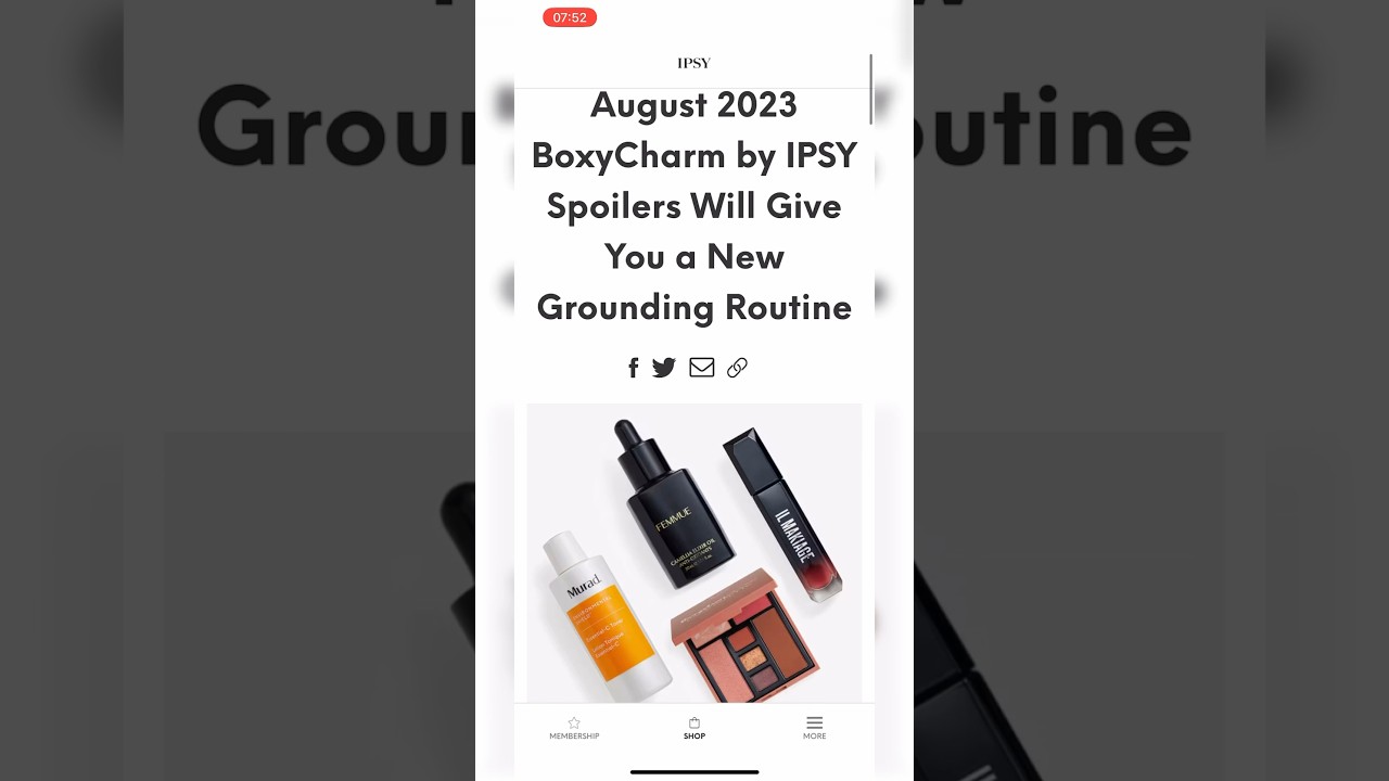 *OFFICIAL SPOILERS* AUGUST 2023 BOXYCHARM BY IPSY • Sneak Peeks | Viruzzzka