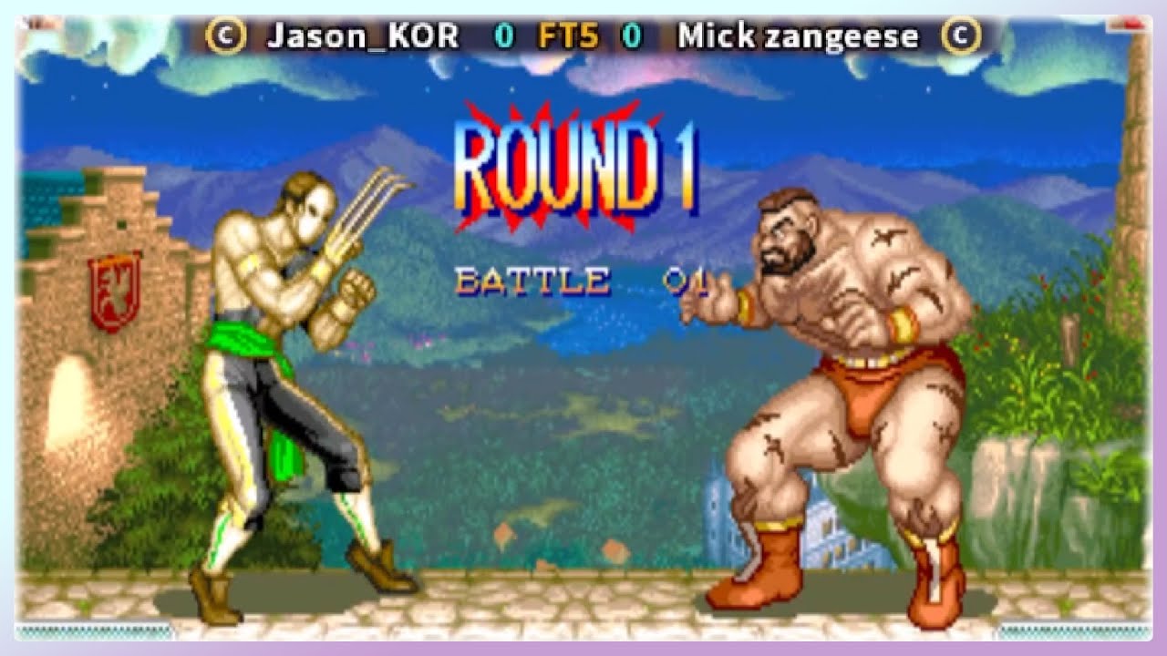 Arcade] Super Street Fighter2x Jason_KOR VS Mick zangeese #retro