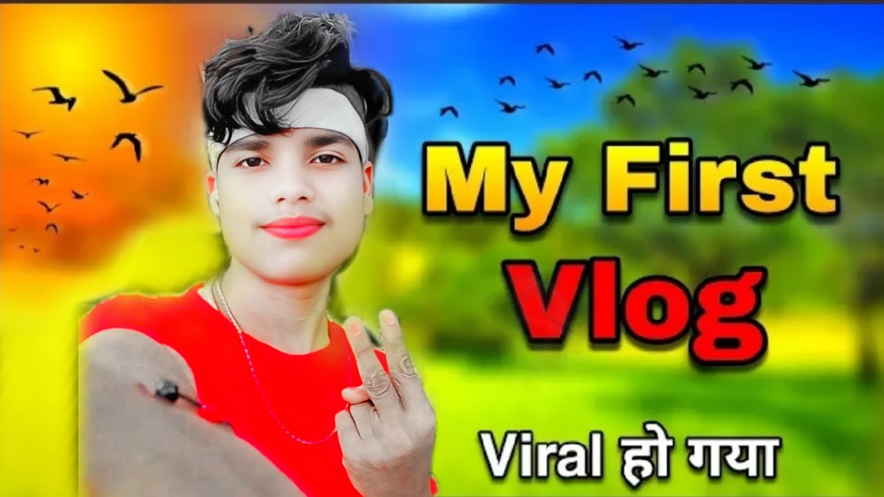 my first vlog || my first vlog viral || my first vlog today - YouTube