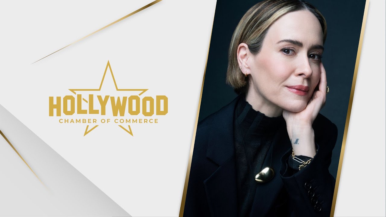 Sarah Paulson Walk of Fame Ceremony