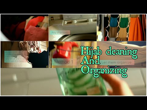 HIJAB CLEANING ■ HOW I WASH and ORGANIZE THEM WITH FOLDING TECHNIQUES.