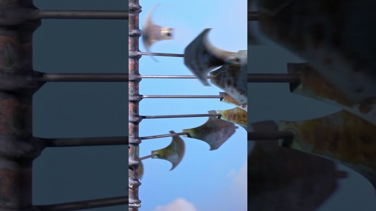 Single Helix Star Lyman Whitaker Wind Sculpture Short