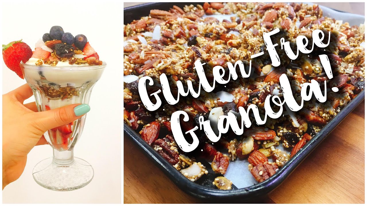 Gluten Free Granola Recipe! CHEAP CLEAN EATS - YouTube
