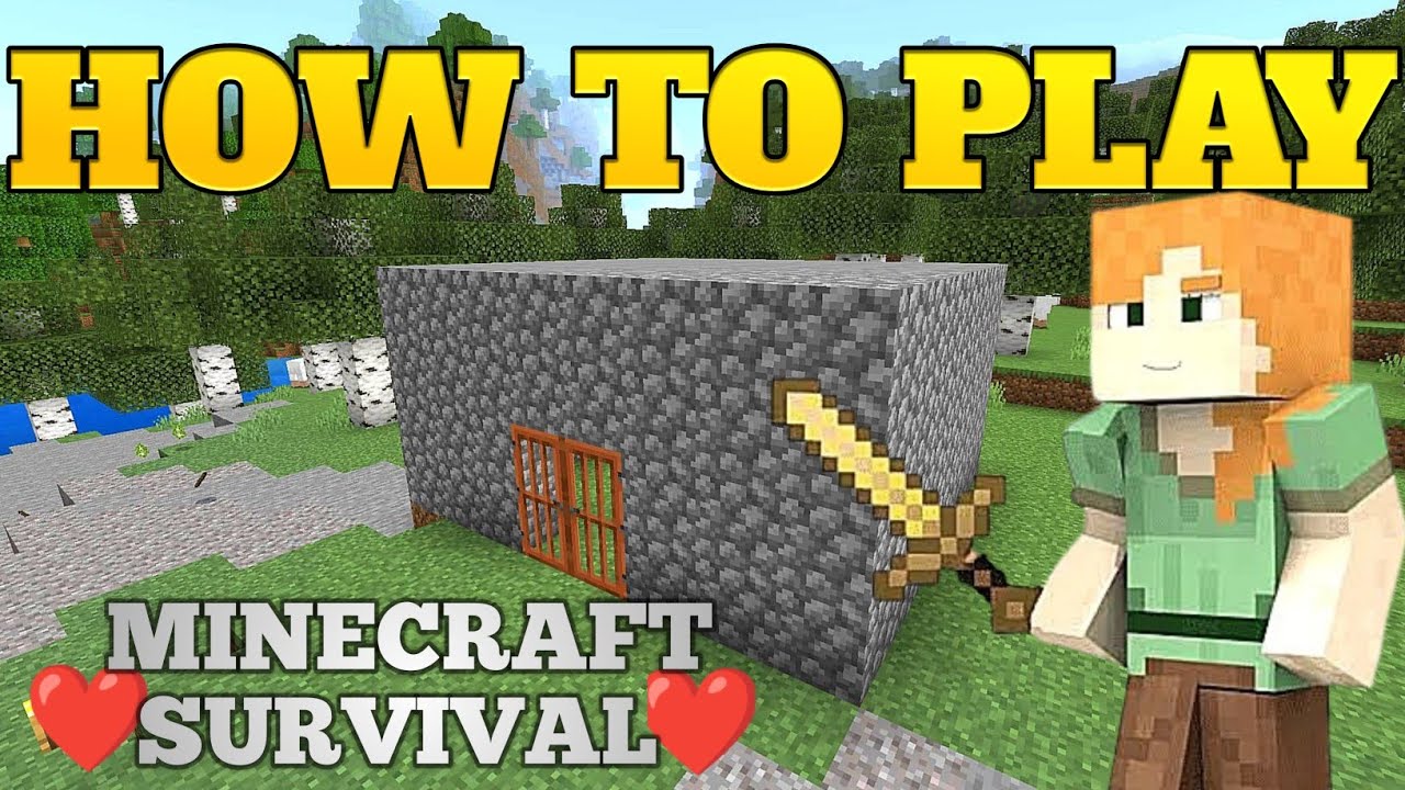 How To Play Minecraft Survival World In Mobile Hindi Guide - YouTube
