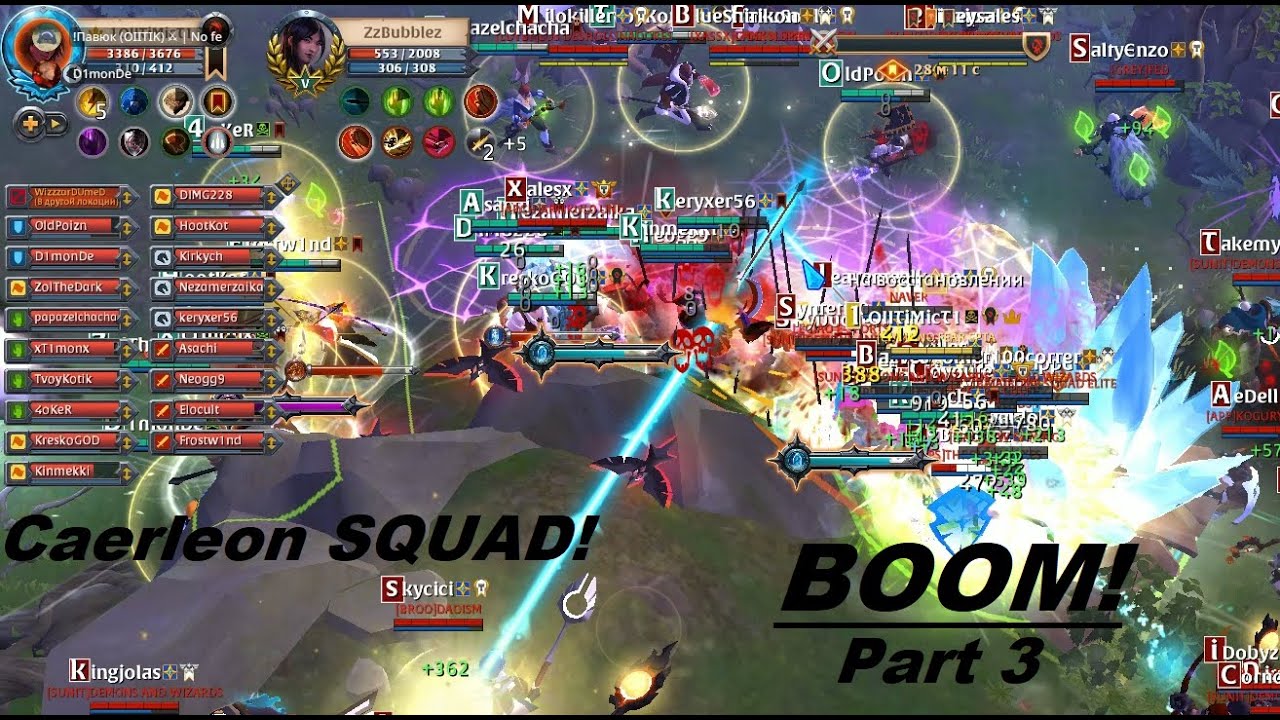 Albion Online (Faction) ! The BEST Caerleon SQUAD ! Part 3 YouTube