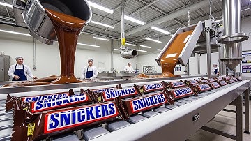 How Snickers Are Made In Factory | Step by Step Process