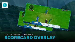 Scorecard Overlay Tutorial : ICC T20 World Cup 2016 Scorecard | Pixellab | CricGraphico screenshot 2