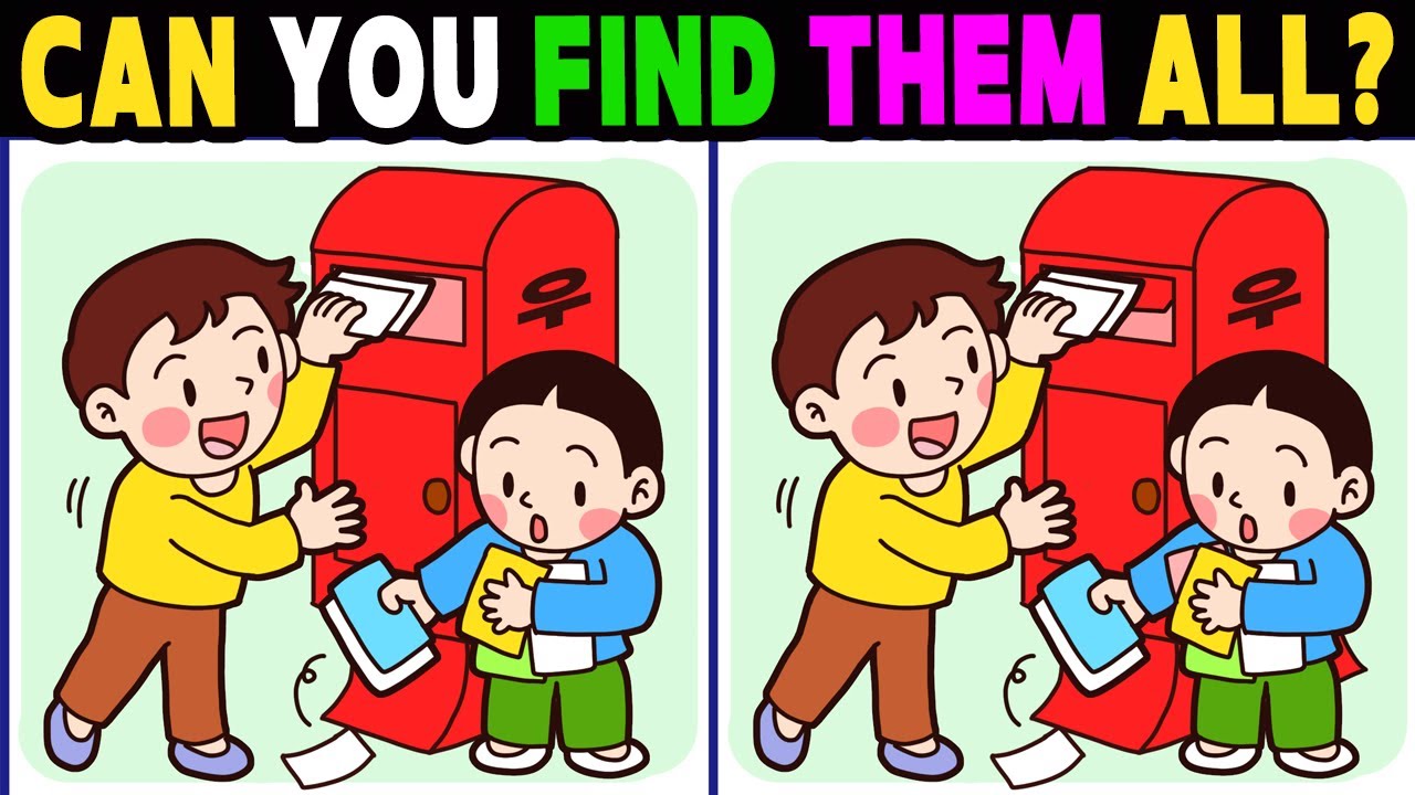 Spot The Difference: Only 1% Can Spot Them All! Are You One of Them? 【😀Normal】 