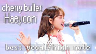 Cherry Bullet (체리블렛) Haeyoon best vocals/high note