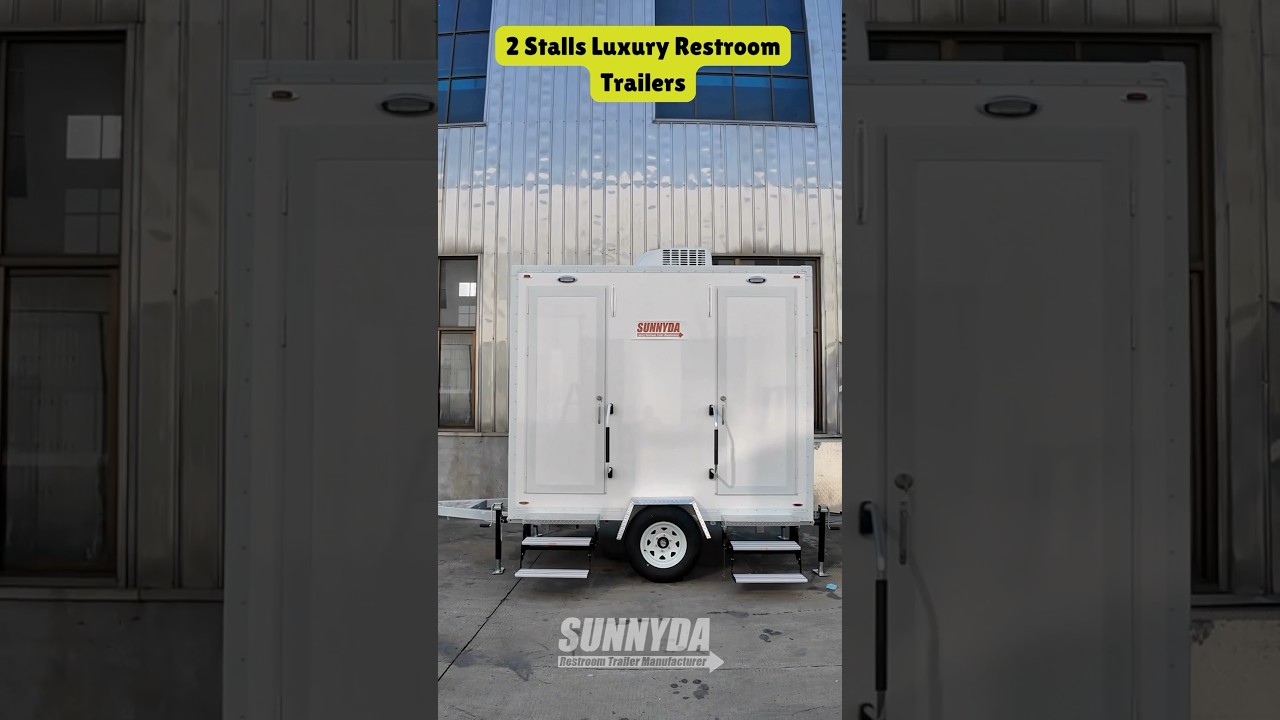 Luxury and comfort—inside every restroom trailer we build.
