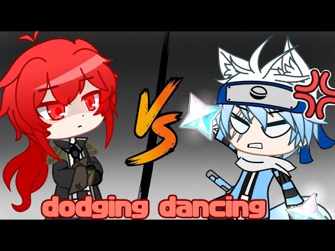[ DODGING DANCING MEME ] TRY TO GET DILUC 🔥🔥 Gacha club x Genshin Impact