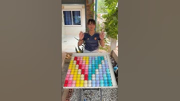 Sorting Balls Fast Thinking Puzzle Game Challenge #satisfying #colorball #colorgame