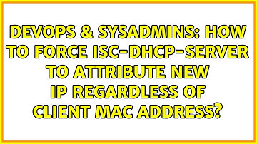 How to force isc-dhcp-server to attribute new ip regardless of client mac address?