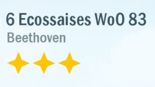 09 - 6 Ecossaises WoO 83 - Beethoven (Black Tiles 3) screenshot 3
