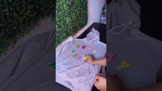 Diy hoodie upgrade with iron-on letters & patches #diyhoodie