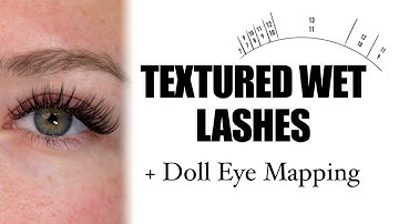 Textured Wet Lash Tutorial | Step by Step Doll Eye Mapping